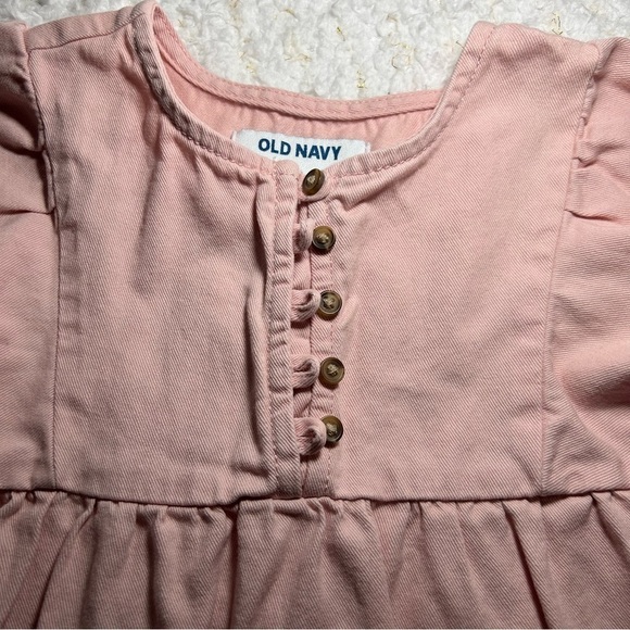 Long-Sleeve Tiered Button-Front Dress for Toddler Girls Size 3t - Picture 6 of 9